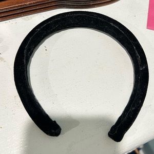 black velvet headband